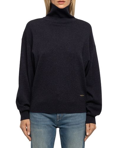 Zadig & Voltaire Zadig & Voltaire Souly Wool & Cashmere Turtleneck Sweater