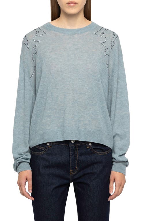 Zadig & Voltaire Zadig & Voltaire Swapy Sequin Embellished Cashmere Sweater