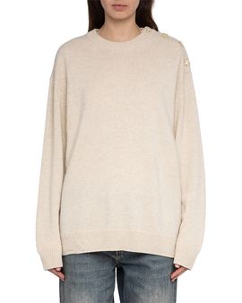 Zadig & Voltaire Zadig & Voltaire Swyna Wool-Blend Round Neck Sweater