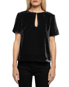 Zadig & Voltaire Zadig & Voltaire Tchai Velvet Top