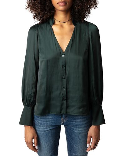 Zadig & Voltaire Zadig & Voltaire Tinous Satin Shirt