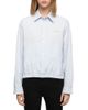Zadig & Voltaire Zadig & Voltaire Toria Cotton Stretch Ruched Hem Shirt - 1