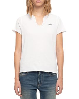 Zadig & Voltaire Zadig & Voltaire Tunisien Cotton Graphic Back Tee