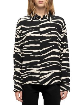 Zadig & Voltaire Zadig & Voltaire Tyrica Zebra Print Shirt