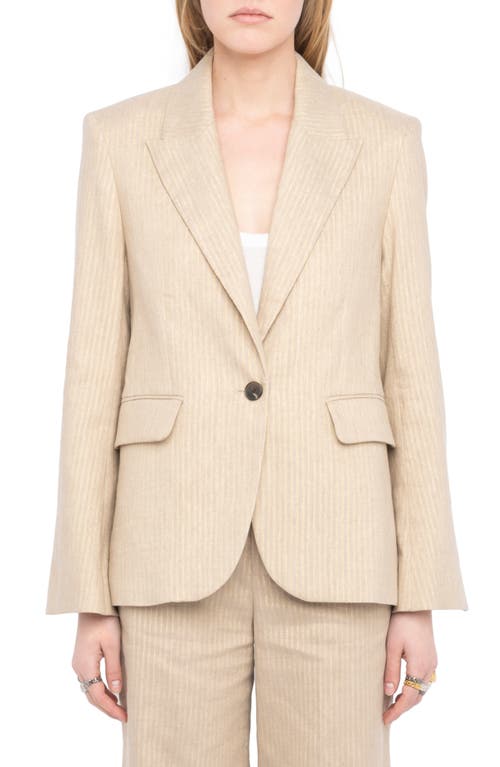 Zadig & Voltaire Zadig & Voltaire Vavy Tailleur Pinstripe Blazer