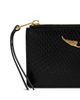 Zadig & Voltaire Zadig & Voltaire Wild Snake Embossed Zip Leather Card Case - 2