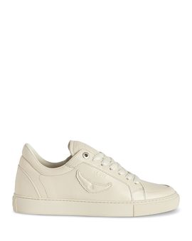 Zadig & Voltaire Zadig & Voltaire Women's Fly On Low Top Leather Sneakers