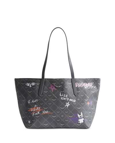 Zadig & Voltaire Zadig & Voltaire x Humberto Cruz Z Monogram Tag Shopper Tote