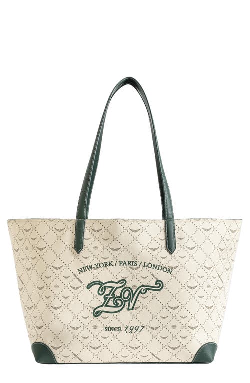 Zadig & Voltaire Zadig & Voltaire Z Shopper XL Monogram Faux Leather Tote