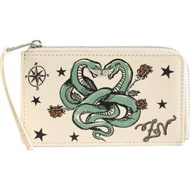 Zadig & Voltaire Zadig & Voltaire ZV Card Tattoo Leather Card Case