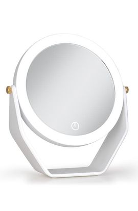 Zadro Zadro LED Lighted Makeup Mirror with 5X/1X Magnification, Rechargeable