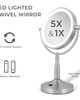 Zadro Zadro Lighted Makeup Mirror with 5X/1X Magnifications & Cordless - 5