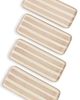Zafferano Zafferano Lido Rectangular Plates Set of 4 Sand Stripe One - 1