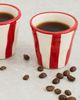 Zafferano Zafferano Lido Righe Espresso Shot Cups Red One - 3