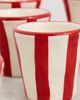 Zafferano Zafferano Lido Righe Espresso Shot Cups Red One - 4