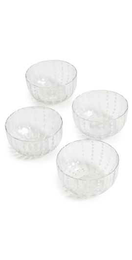 Zafferano Zafferano Perle Small Bowl Set of 4 Clear One