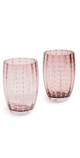 Zafferano Zafferano Perle Tumbler Set of 2 Amethyst One
