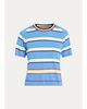 ZANKOV Benji Striped Short-Sleeve Sweater - 1