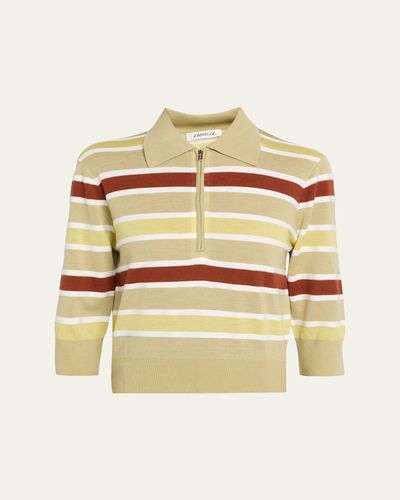ZANKOV David Striped Merino Wool Pullover