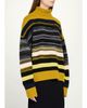 ZANKOV Junko Striped Merinno Wool-Cashmere Turtleneck Sweater - 4