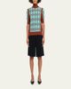 ZANKOV Melani Argyle Turtleneck Top - 2