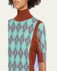 ZANKOV Melani Argyle Turtleneck Top - 5