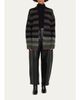 ZANKOV Paulina Striped Wool-Cashmere Wrap Cardigan - 2