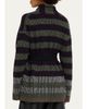 ZANKOV Paulina Striped Wool-Cashmere Wrap Cardigan - 3