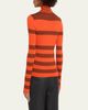 ZANKOV Runi Striped Turtleneck Top - 3