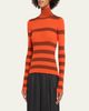 ZANKOV Runi Striped Turtleneck Top - 4