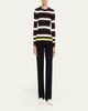 ZANKOV Striped Rib Crewneck Sweater - 2