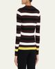 ZANKOV Striped Rib Crewneck Sweater - 3