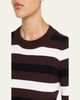 ZANKOV Striped Rib Crewneck Sweater - 5