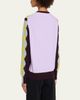 ZANKOV William Wool Argyle Colorblock Cardigan - 3