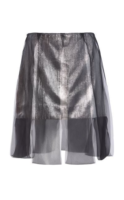 ZANKOV ZANKOV Danyelle SilkBlend Mini Skirt