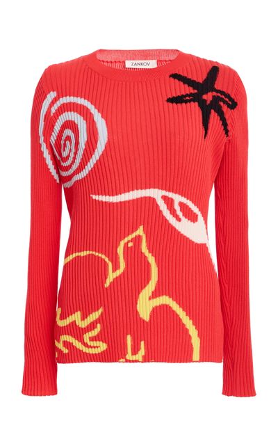 ZANKOV ZANKOV Durga CottonBlend Cardigan