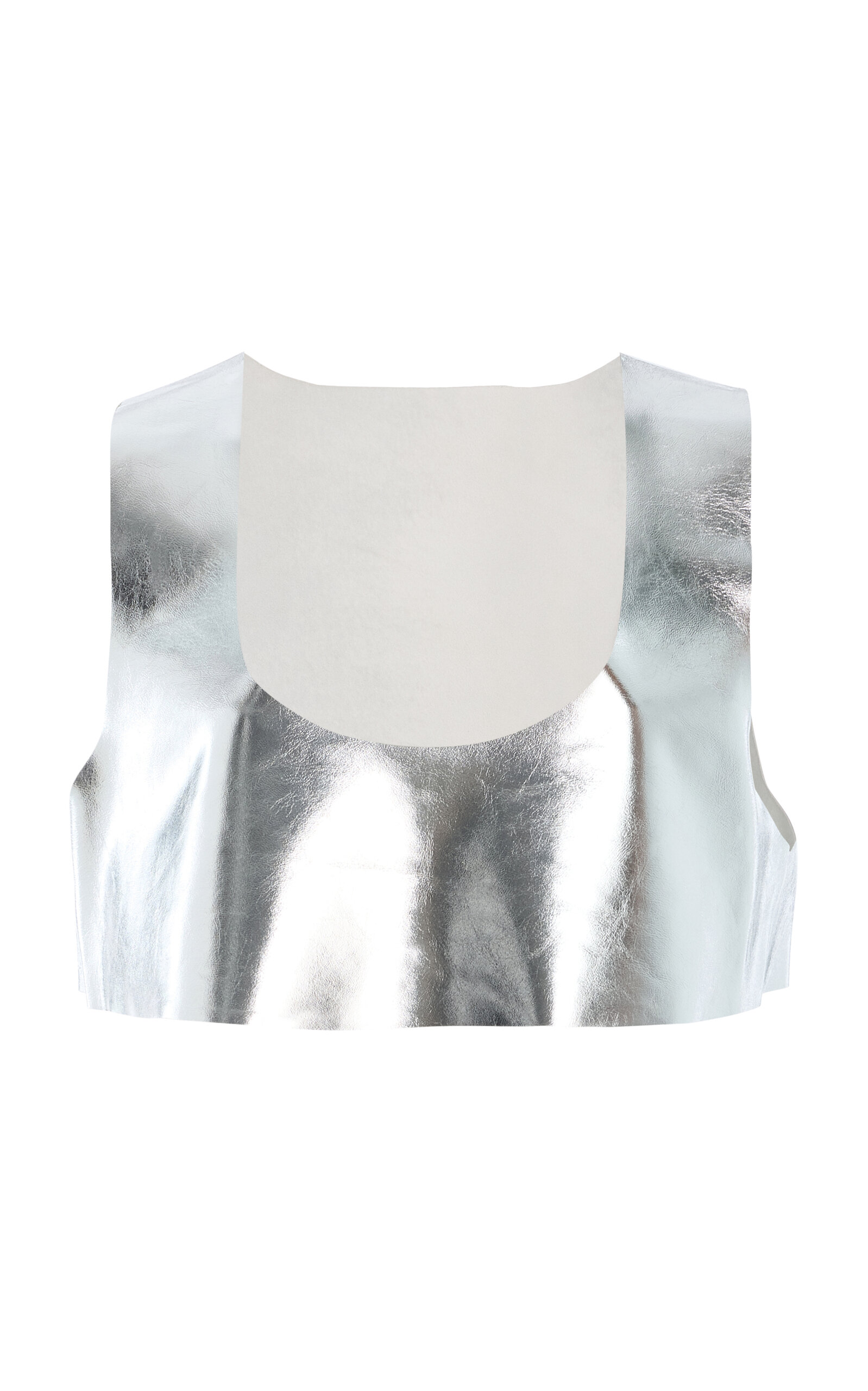 ZANKOV ZANKOV Emily Leather Crop Top