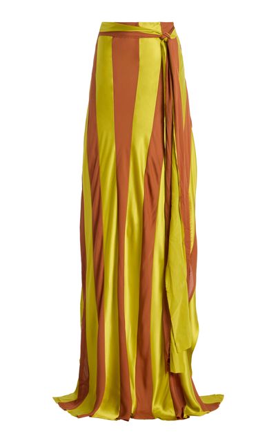 ZANKOV ZANKOV Evy Silk Maxi Skirt Multi XS