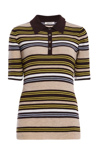 ZANKOV ZANKOV Janis Knit Polo Top