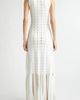 ZANKOV ZANKOV Jesse Openwork Car Wash Hem Sweater Dress - 2