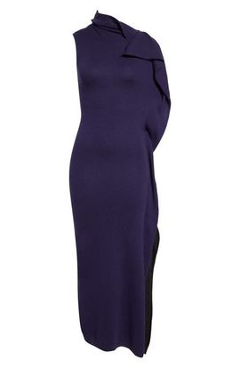 ZANKOV ZANKOV Magdalena Asymmetric Merino Wool & Cashmere Dress