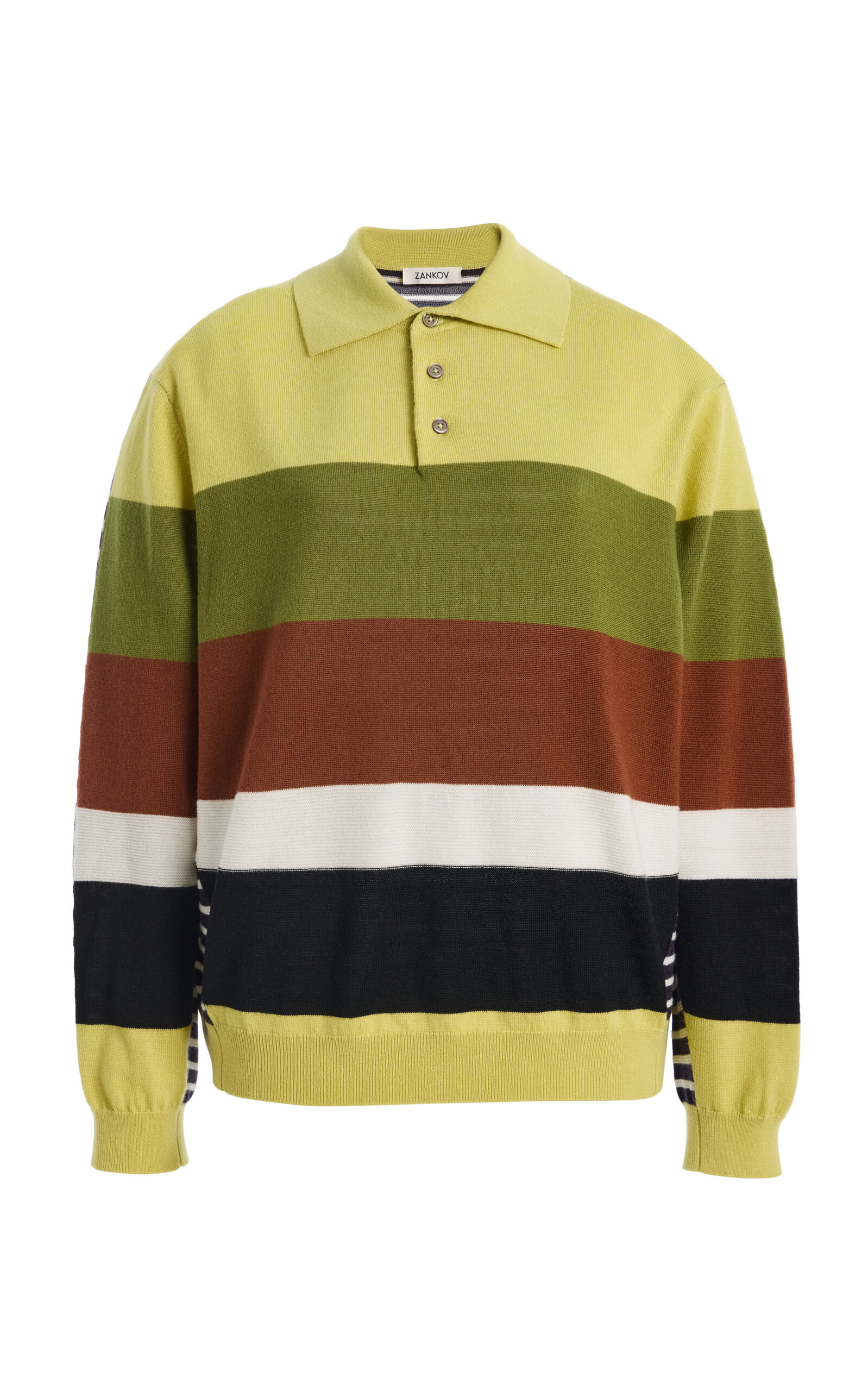 ZANKOV ZANKOV Ryan Stripe Wool Sweater