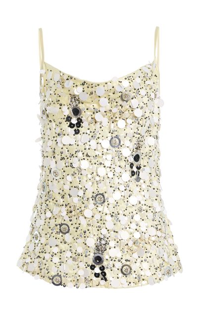 ZANKOV ZANKOV Sequin Silk Cami