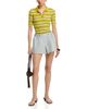 Zankov Zankov Short Sleeve Striped Polo Sweater - 2