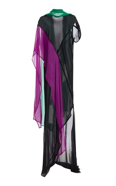 ZANKOV ZANKOV Vera Silk Chiffon Maxi Dress