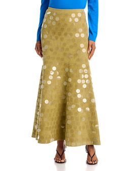 Zankov Zankov Zander Paillette Knit Maxi Skirt