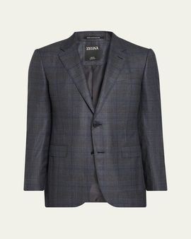 ZEGNA Men's 12milmil12 Wool Single-Breasted Sport Coat