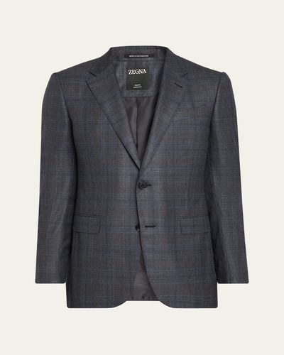 ZEGNA Men's 12milmil12 Wool Single-Breasted Sport Coat