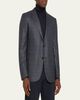 ZEGNA Men's 12milmil12 Wool Single-Breasted Sport Coat - 4
