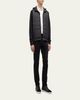 ZEGNA Men's 5-Pocket Black Wash Denim Jeans - 2